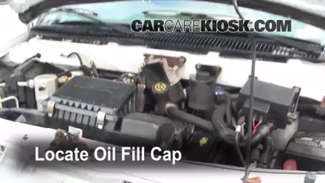 2001 Chevrolet Astro 4.3L V6 Extended Cargo Van Huile Ajouter de l'huile